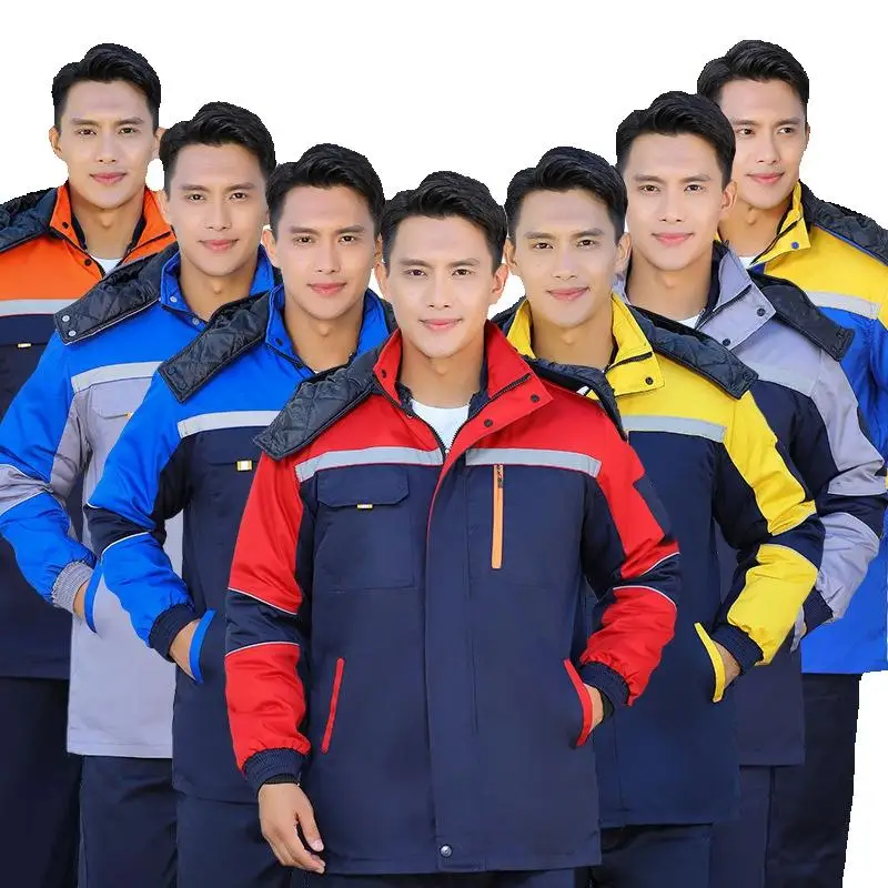 outdoors-winter-thickening-workshop-workwear-men's-coat-customized-name-print-logo-painter-factory-gas-station-jacket-top