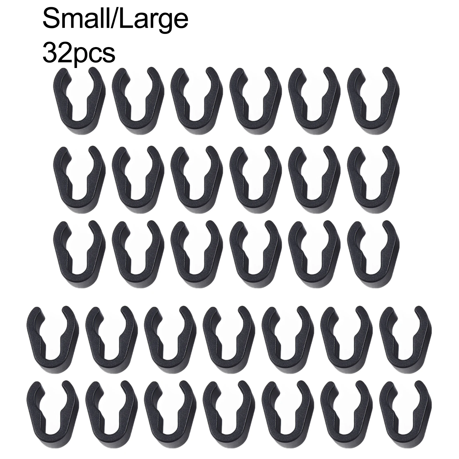 

Кабельные зажимы для подставки для микрофона, набор из 32 предметов для прочной кабельной обработки на различных подставках с несколькими размерами зажимов