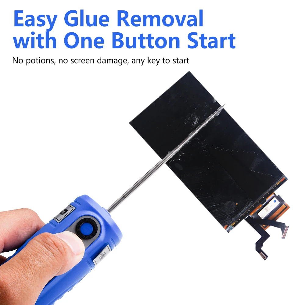 DM319 Elettrico Glue Remover LCD Touch Screen Tipo-C Ricaricabile Regolabile Colla Adesivo Strumenti di Rimozione per la Riparazione del Telefono
