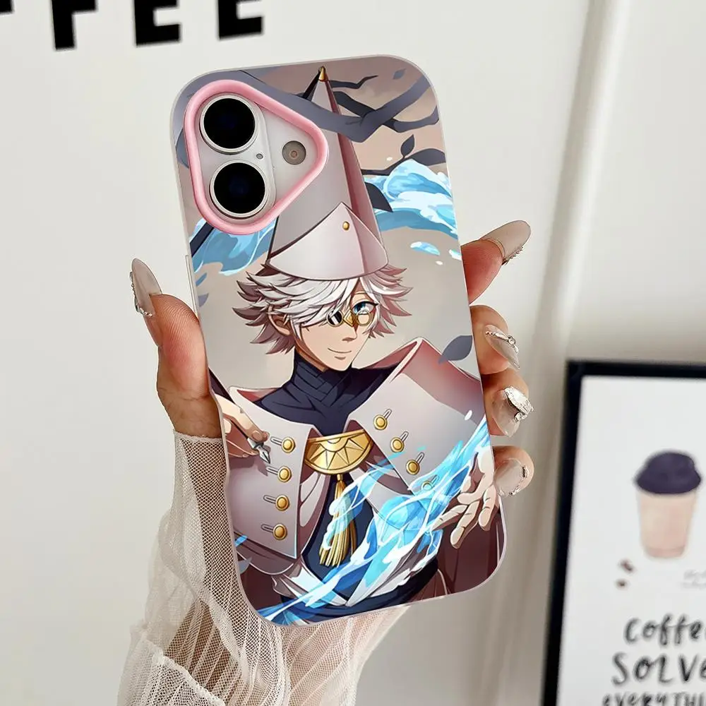 

Witch Hat Atelier Qifrey Phone Case for iPhone 17 16 15 14 13 12 11 Air Pro Max Plus Jelly Double layer Pink Cover