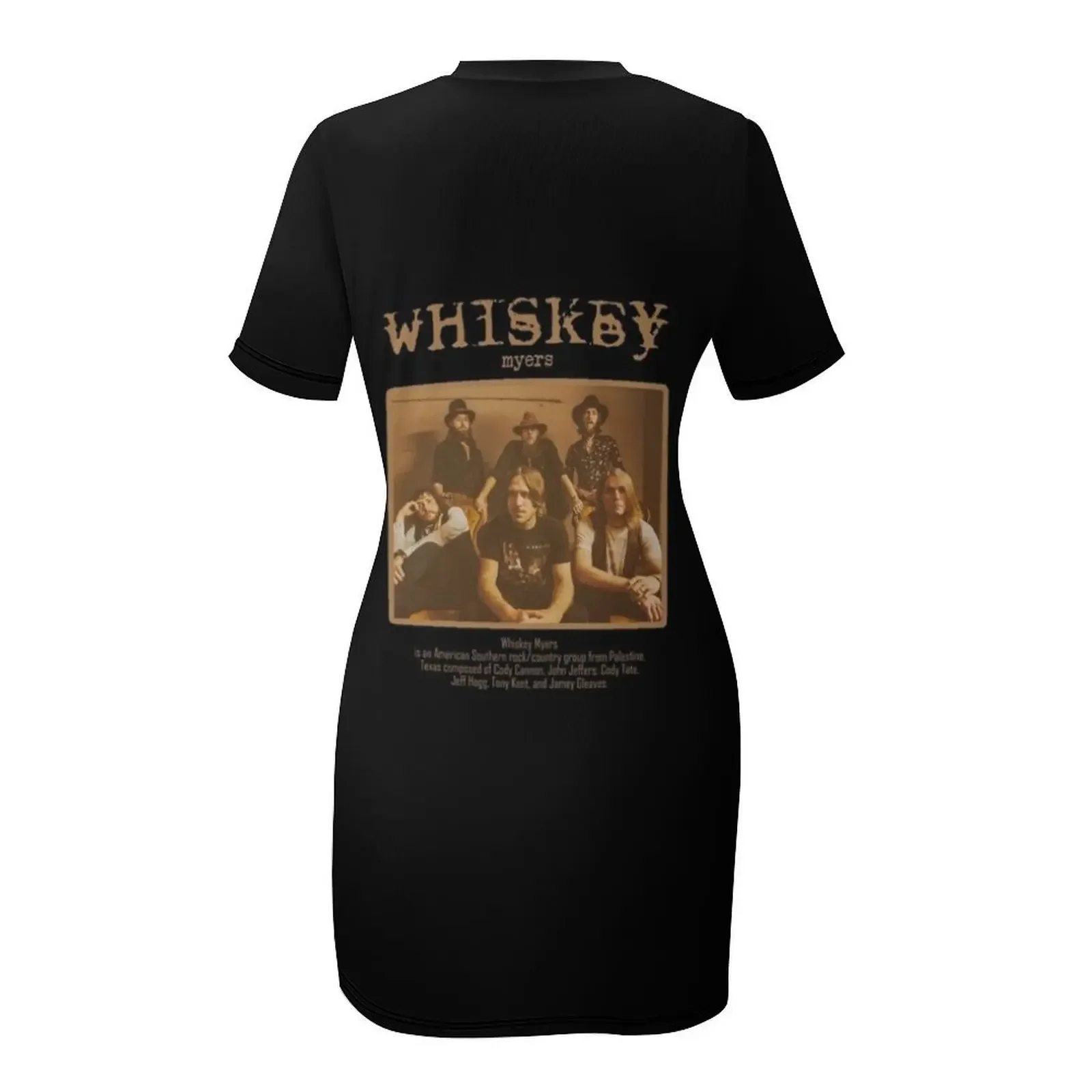 Abito da donna a maniche corte Whiskey Myers 2025 Abbigliamento abito da ballo femminile