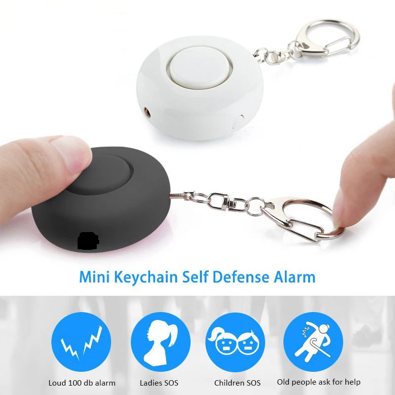 Personal Safety Sire 120dB Self Defense Alarm Anti-wolf Girl Child Women Security Protect Alert Anti Robbery Call Emergency Help