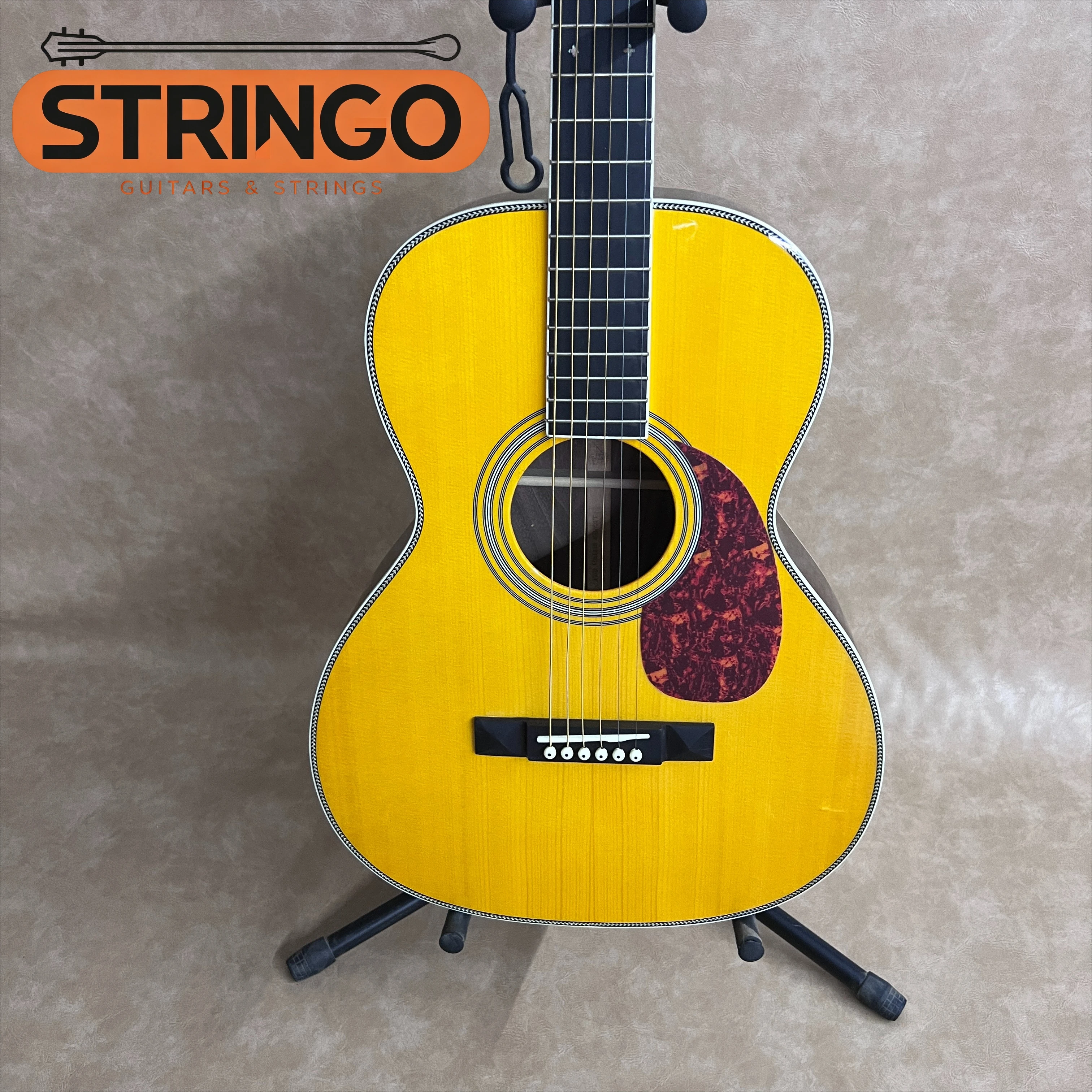 00028 Solid Top Folk Acoustic Guitar OM Solid Spruce Top Mahogany Back Side Beginner Fingerstyle Singing Practice Hot New