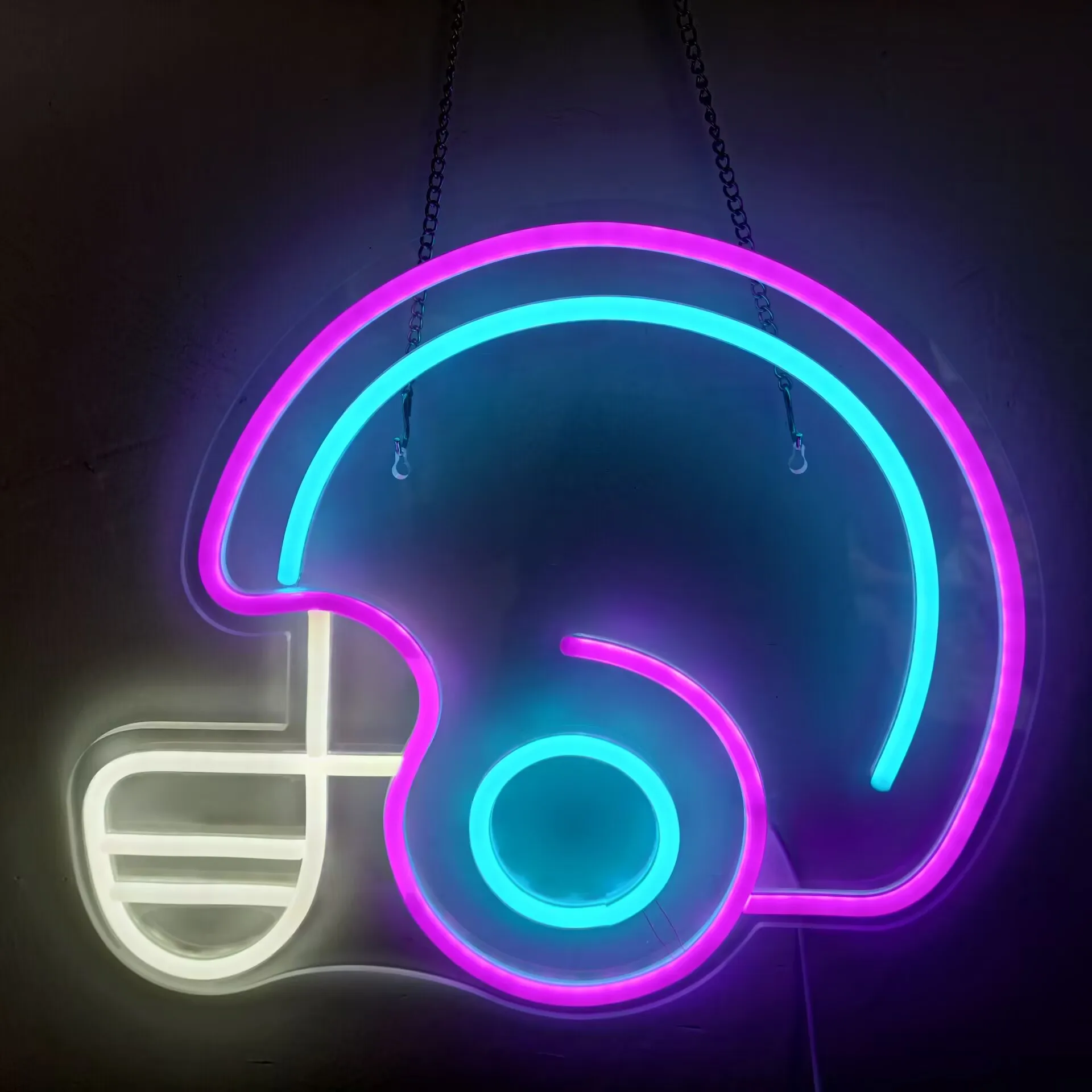 LED ضوء النيون قبعة النيون جدار ديكور لتناسب غرفة نوم حديقة رجل الكهف شريط المنزل ديكور الحفلات هدية لصديق USB بالطاقة #1