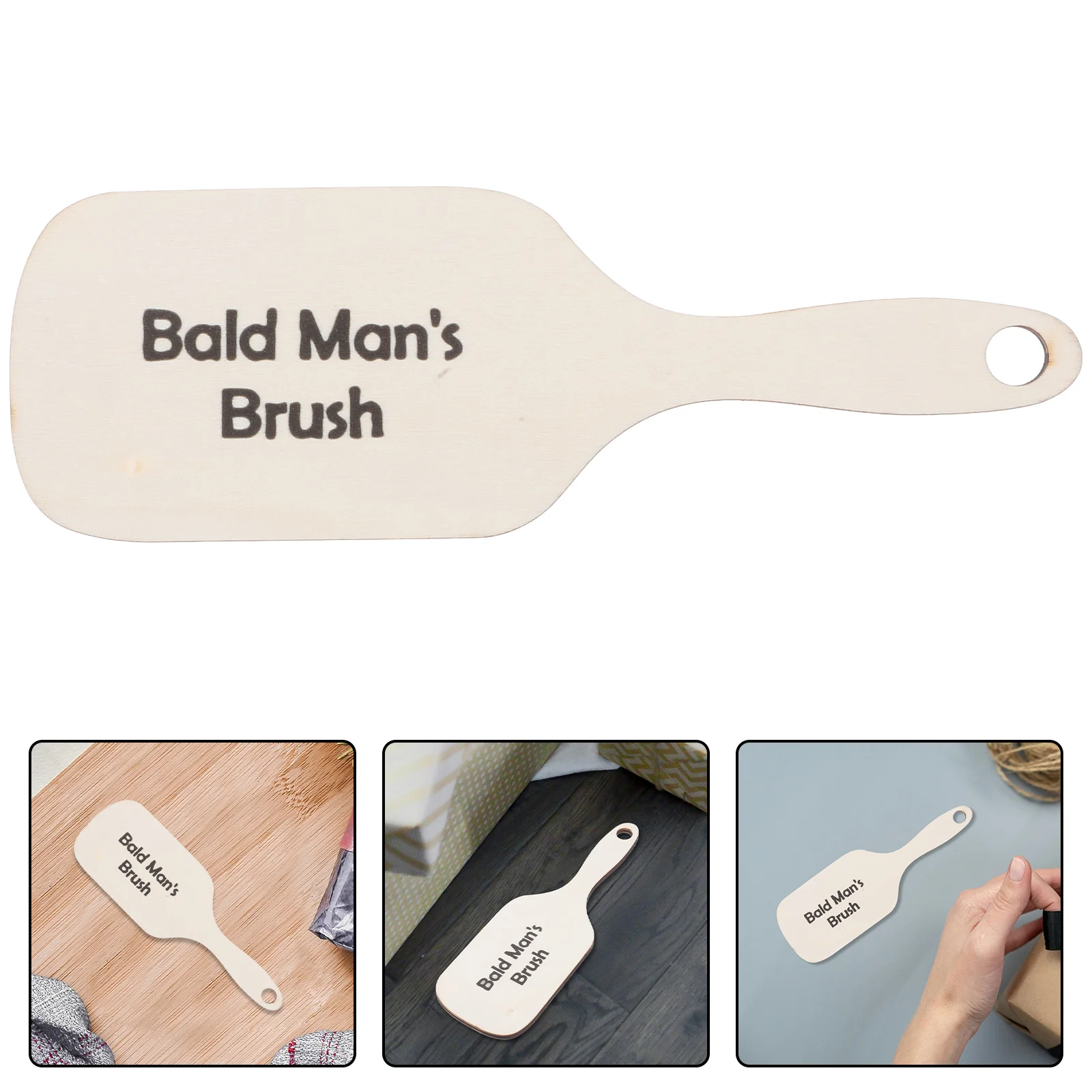 Bald Man's Comb Huge Brush Giant Combs for Men Hair Styling Wide Tooth Gold Ornaments