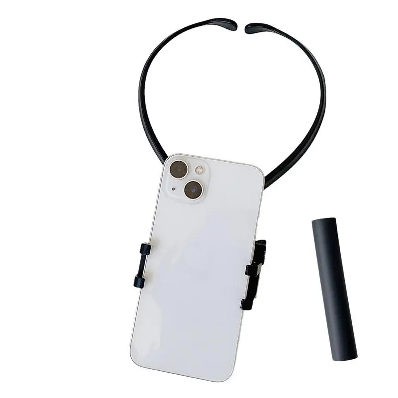 Soporte de cuello estable para teléfono móvil, soporte portátil para teléfono móvil, soporte Flexible alrededor del cuello para cama