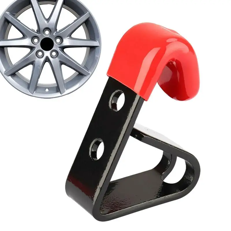 Tire Wheel Hub Hook Tire Wheel Rim Hub Hanging Metal Hook Shop Display Stand Rack Wall Mounted Racing Hook For Off-Road Vehicle