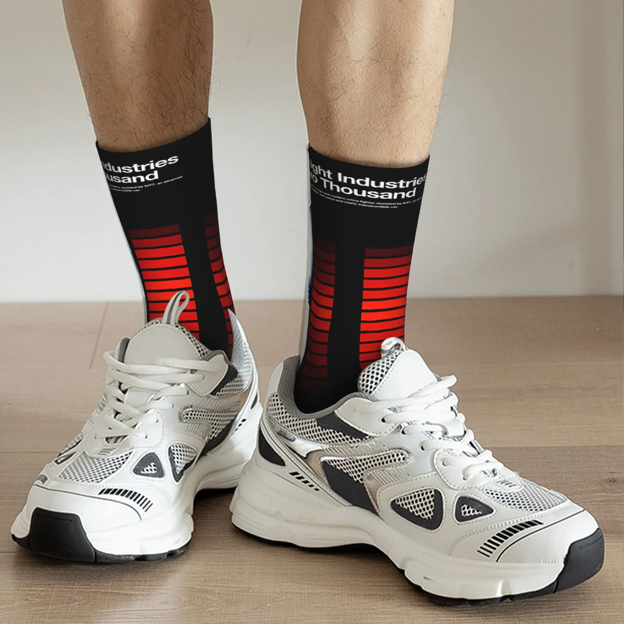 Knight Rider KITT Knight industries Two Thousand Socks Men Women Funny Happy  Socks Harajuku Middle Tube Stockings Gifts, - view 4