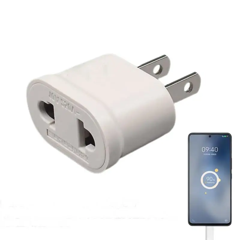 

EU Plug To US Plug Adapter Travel Plug European And American Standard Conversion Plug Flame-retardant Charging Hub Converter