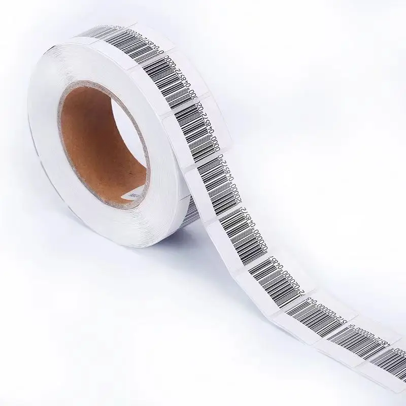 1000Pcs/rol Soft  Label Sticker of Supermarket Commodity Library EAS Anti-Theft Label of Supermarket Convenience Store RF 8.2MHZ