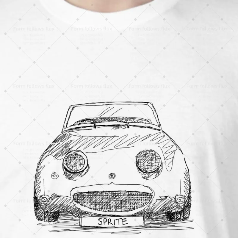 

2026 men T-Shirt Hoodie Austin-Healey ‘Frogeye’ Sprite Cars Hand Drawn Comic style Unisex S-6XL Plus Size Friendly