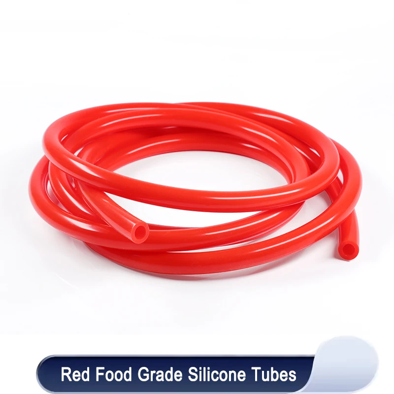 

1/3/5/10M Red Silicone Tube Food Grade Rubber Hose Flexible Aquarium Air Irrigation Pipes Water Connector Garden Hoses