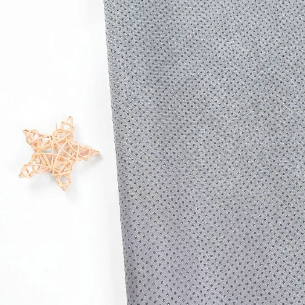 Non Slip Fabric Twill Gabardine Silicone Dotted Material Anti Skid Cloth For Sofa Cushion Car Seat Mat Baby Shoes Bottom