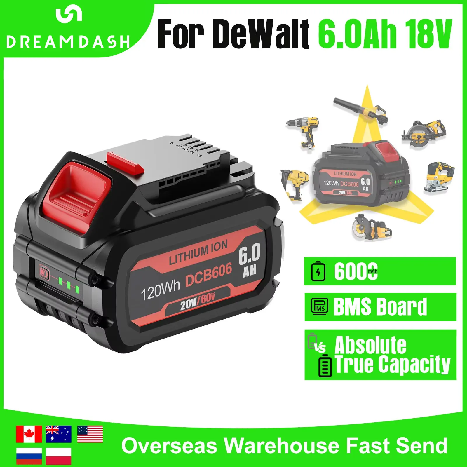 para-dewalt-20v-60v-max-herramienta-electrica-bateria-li-ion-para-dewalt-dcb606-60ah-120wh-reemplazar-baterias-herramienta