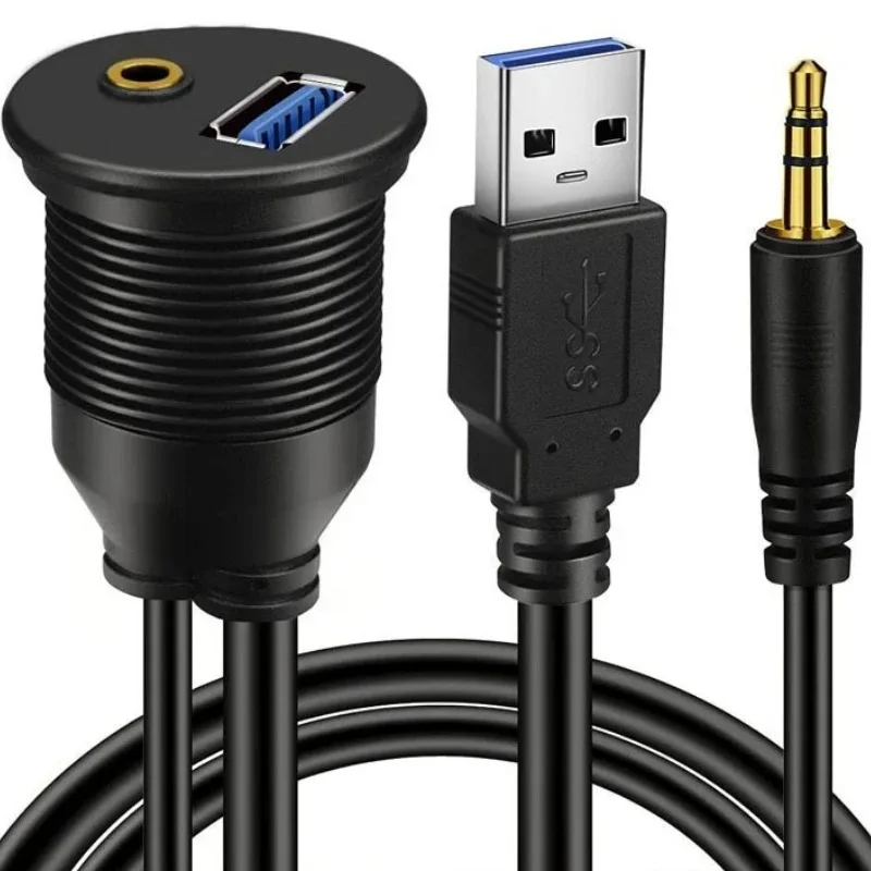 

USB3.0 to Micro-B Cable for Industrial Cameras Mobile Hard Drives with Screw Lock High-Speed Data Transfer Cord