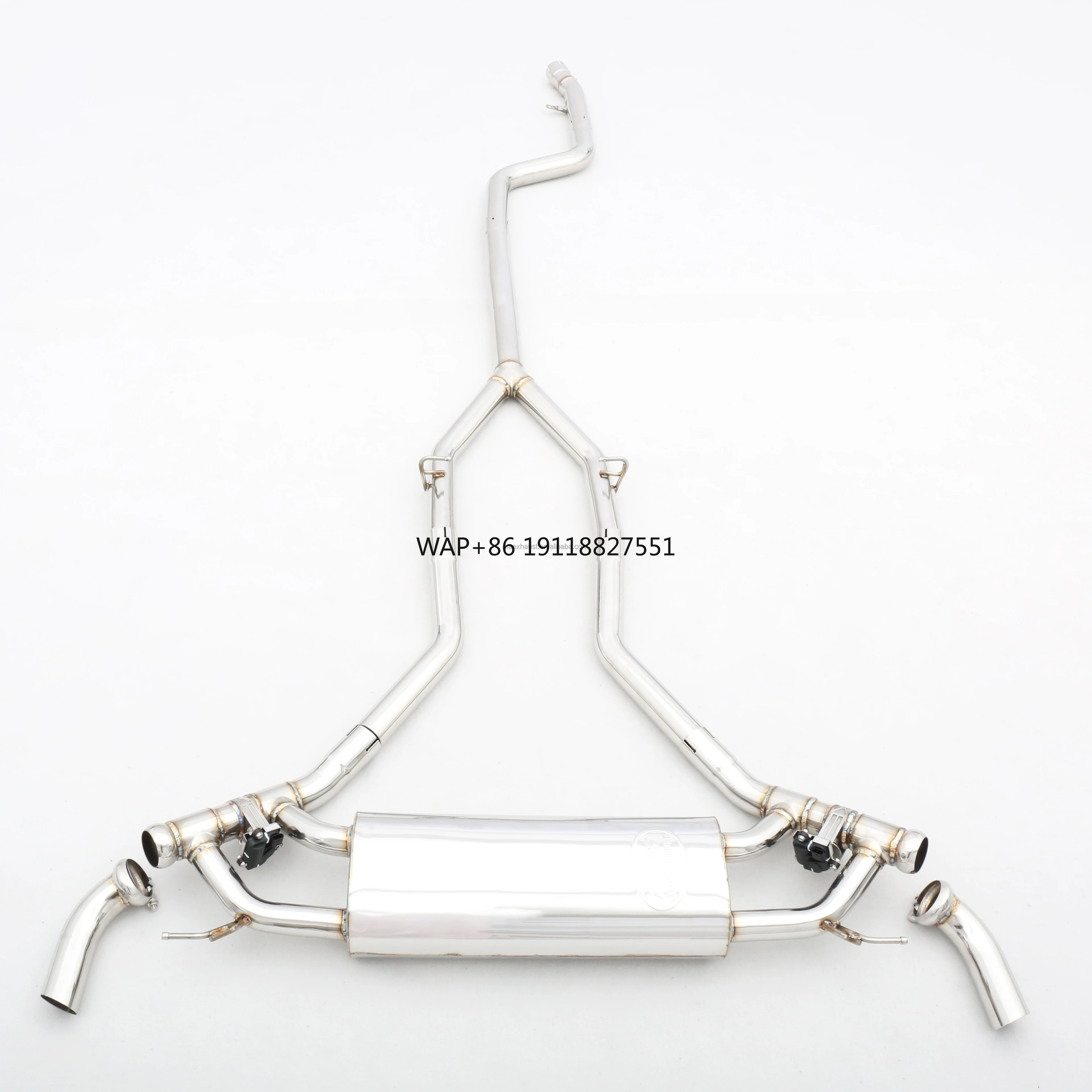 

Custom 304 Stainless Steel/Titanium Valved Exhaust System Factory Designed for X5 G05/X6 G06 3.0T B58