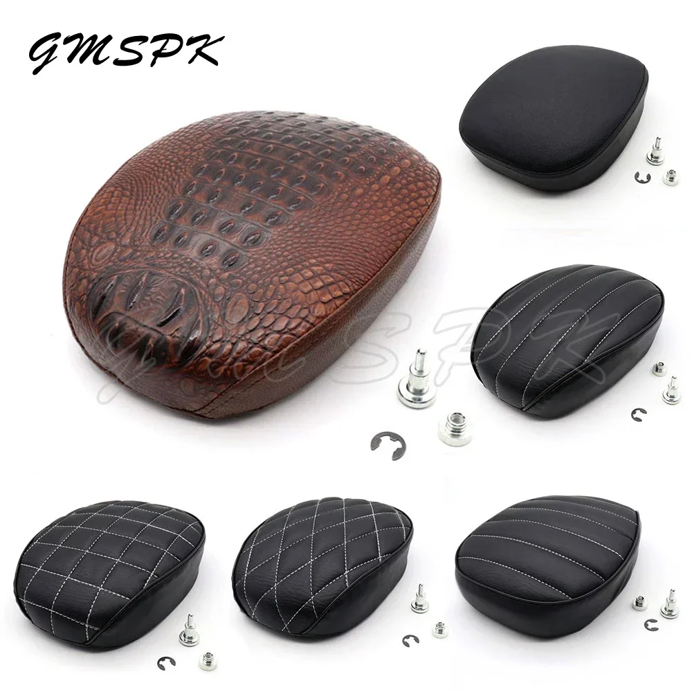 

Motorcycle Fender Seat Rear Passenger Seat Cushion Pillion Leather Pad Fit for Harley Sportster XL1200 883 72 48 2006-2013