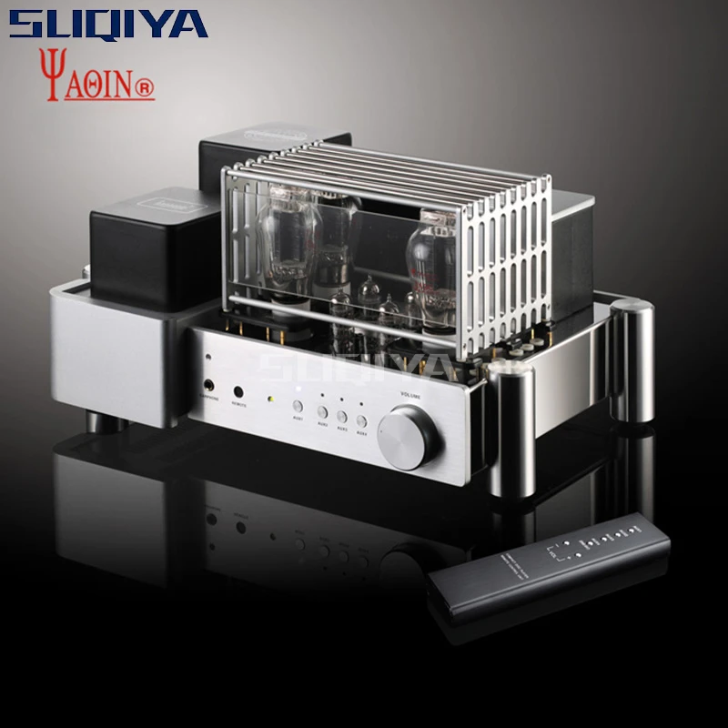 SUQIYA-YAQIN MS-2A3 Bladder Machine Fever HiFi Tube 10W*2 High Power Amplifier Home Desktop Audio Combination Amplifier