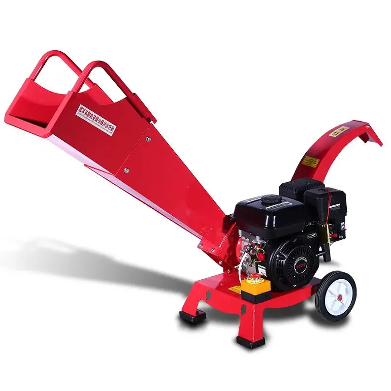 

Индивидуальный портативный бензиновый измельчитель для сада и фермы на колесах, высокоэффективный, для быстрого измельчения древесины и отходов