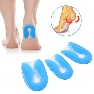 Gel stabile orthopädische Einlegesole, Ferse für Plantarfasziitis, Calcanealschmerzen, Fußunterstützung, Füße Kissen 10 Hauptverkaufsplatten Orthopädie - №4