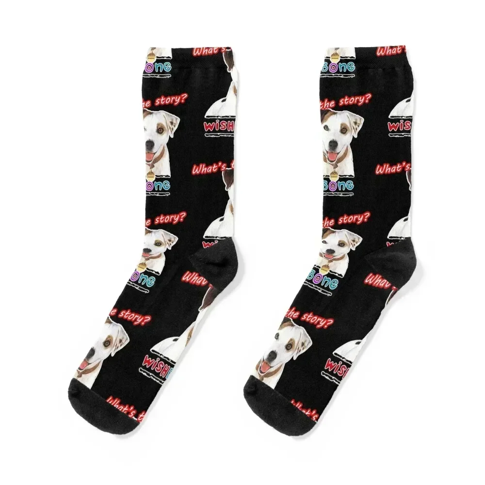 

Whats the story Wishbone Tribute Socks FASHION winter thermal short Thermal man winter Mens Socks Women's