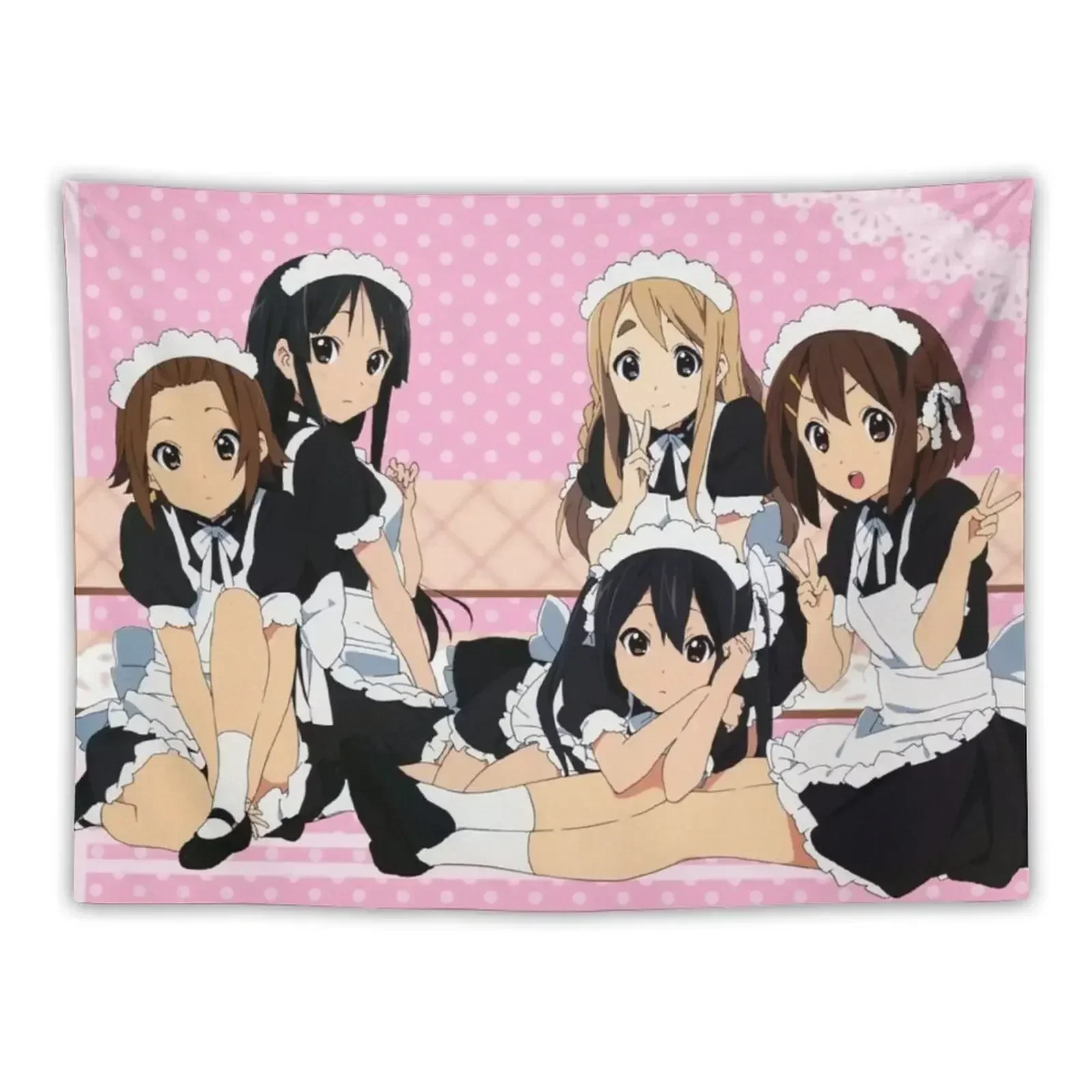 K-on! Maid Print Tapestry Bedroom Decoration Nordic Home Decor Tapestry