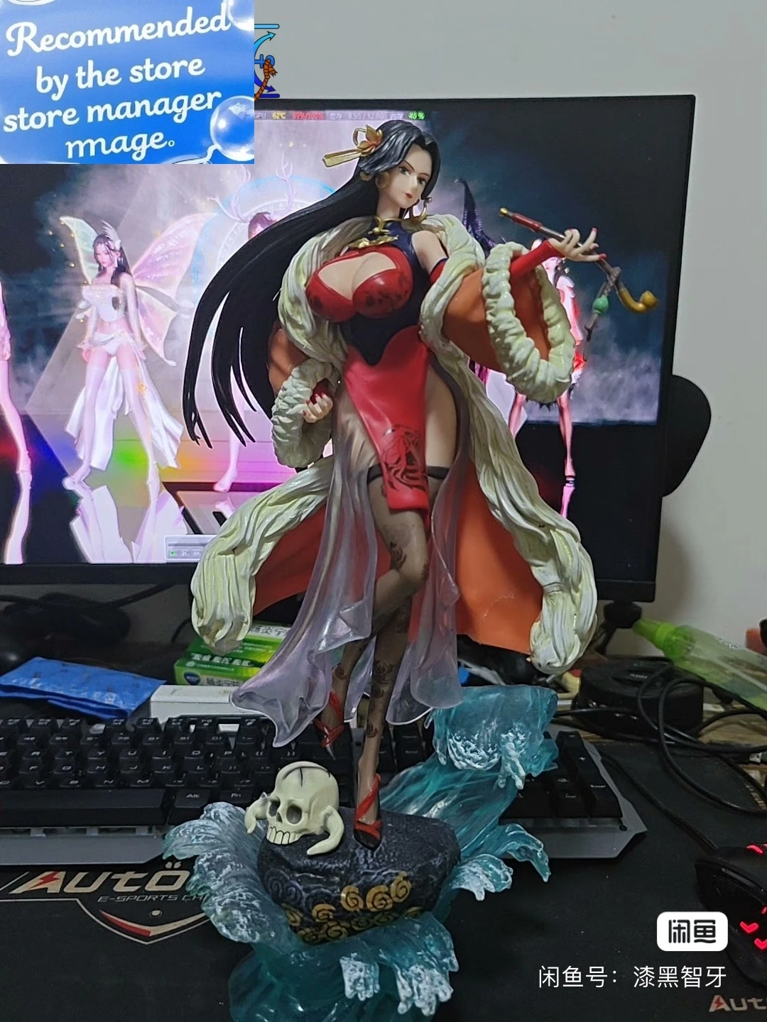 

Аниме One Piece 35,5 см Боа Хэнкок Персонаж Семь боевых морей Сексуальная и красивая девушка ПВХ Экшн Статуя Коллекция Модель игрушки Gi