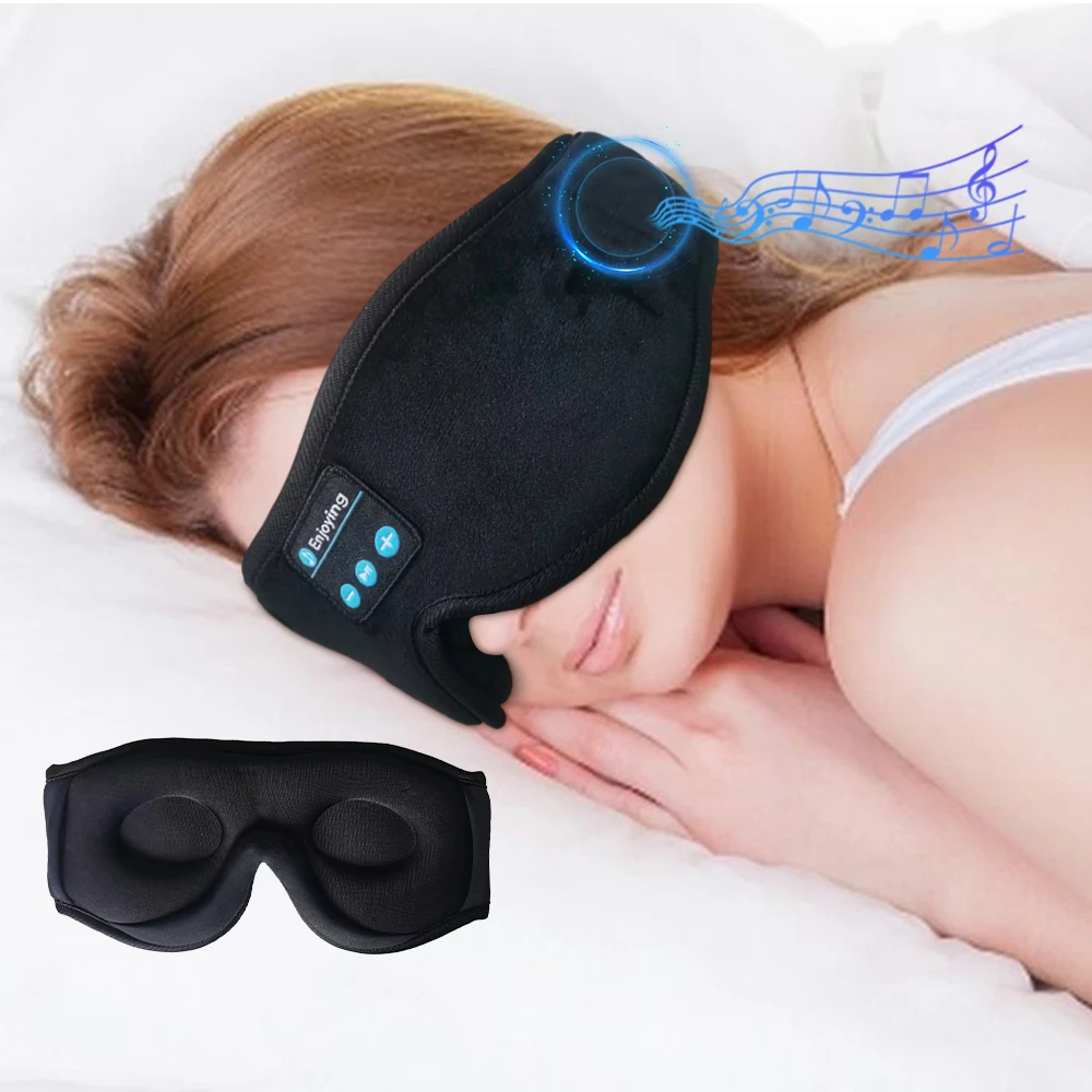 Wireless Bluetooth Headphones Bluetooth Sleep Mask Earphones 3d Sleep Mask For Side Sleepers For Travel mascara para dormir
