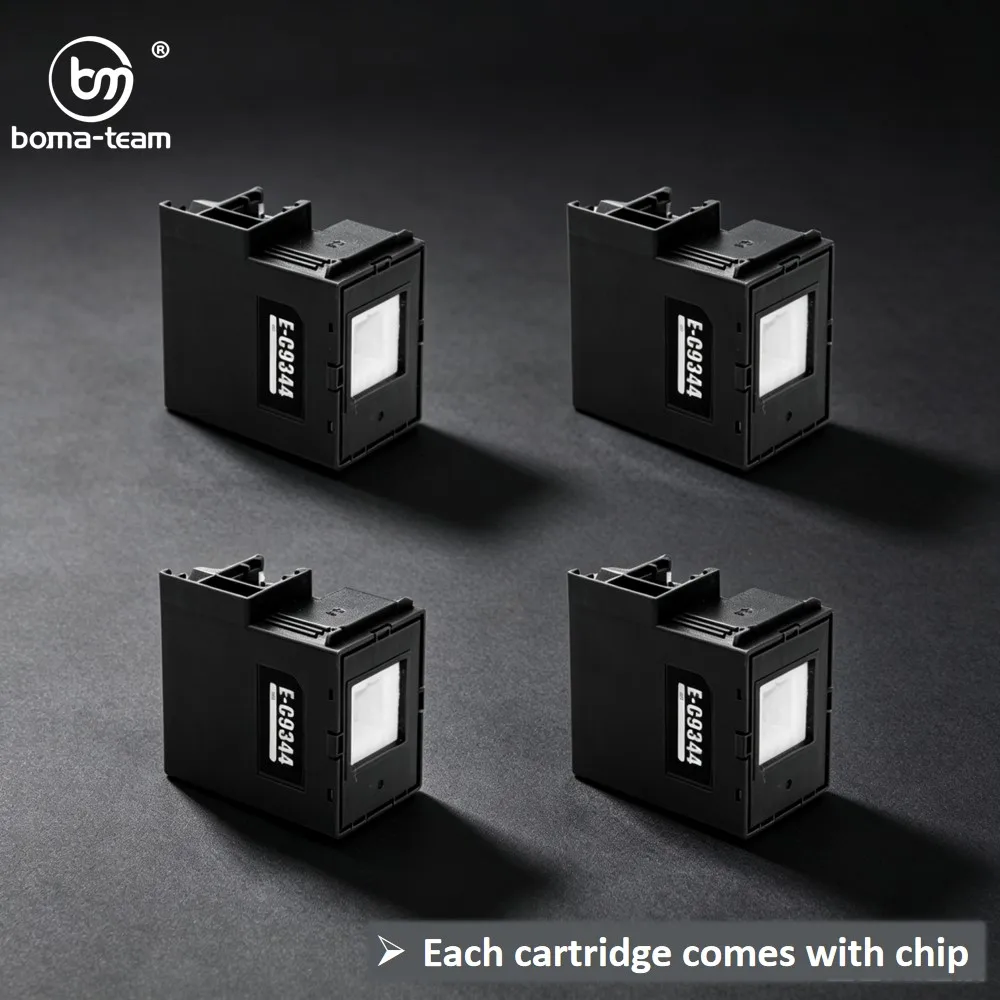 4Pcs C9344 Maintenance Box For Epson  L5590 L3550 XP-2200 XP-2205 XP-3200 3205 4200 4205 2101 WF-2910 WF-2950 2930 2935 Printer