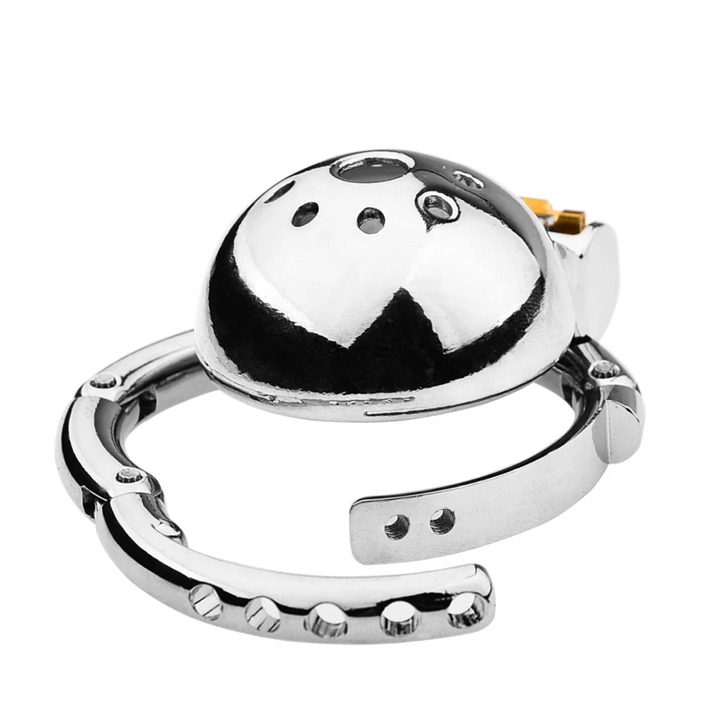 Wearable Chastity Belt Metal Lock Adjustable Design Portable Body Protection Gear