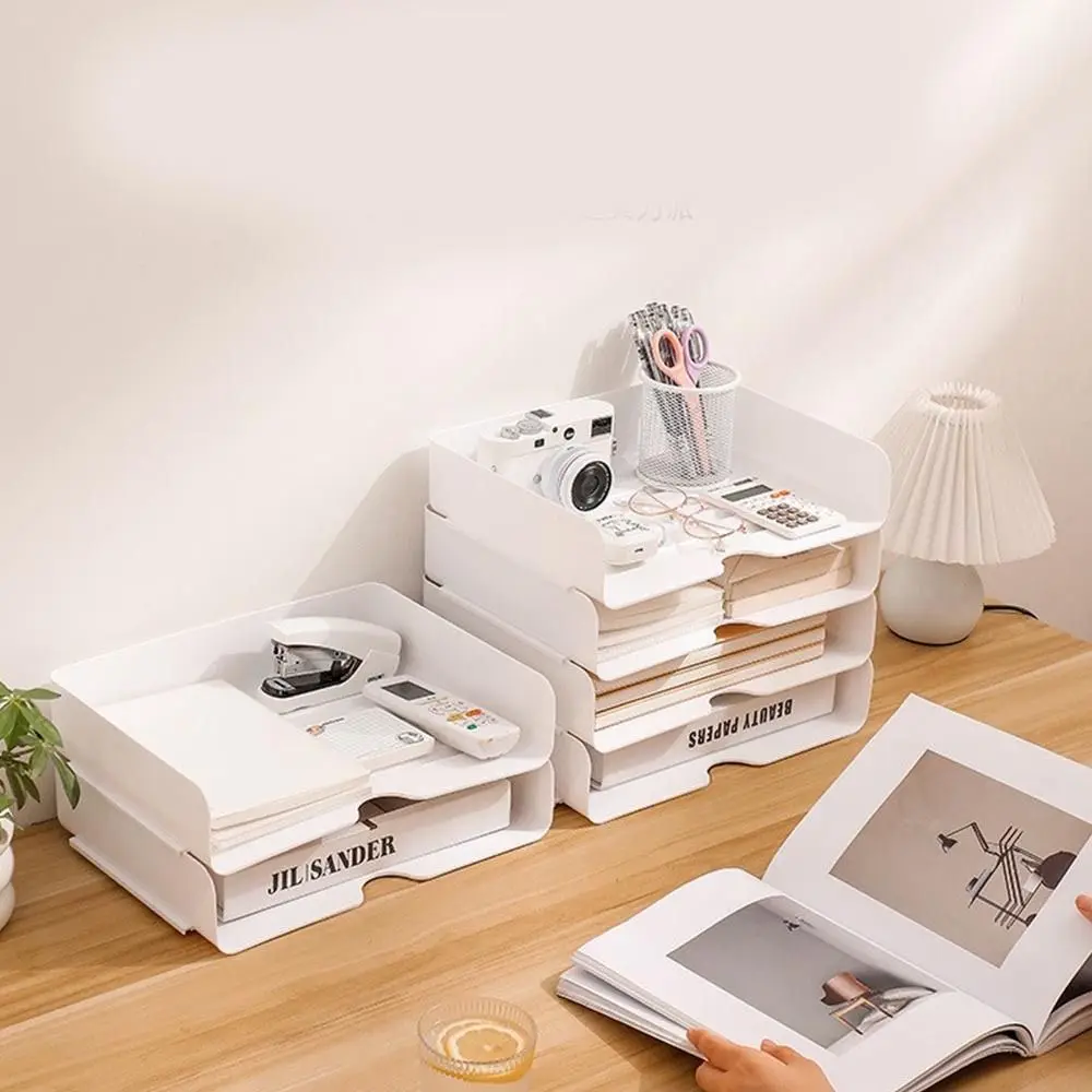 

Настольный органайзер A4, лоток для хранения файлов, книжная полка, стойка для документов, штабелируемая стойка для файлов, минимализм, органайзер для файлов в стиле INS, журнал