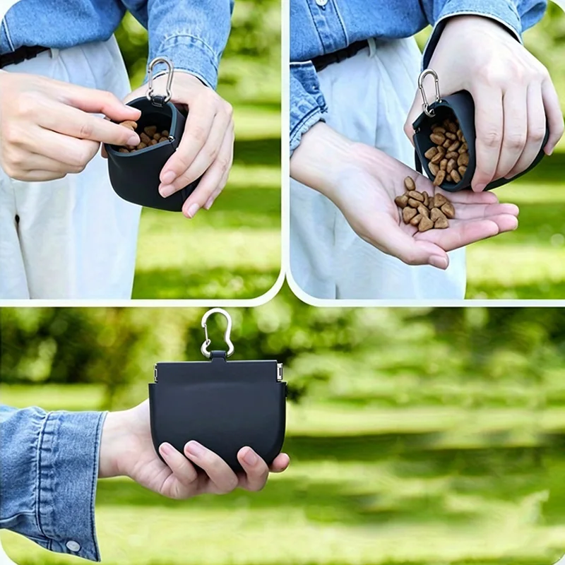Popular pet snack bag, dog and cat travel food storage bag, storage bag, portable pet training bag - view 5