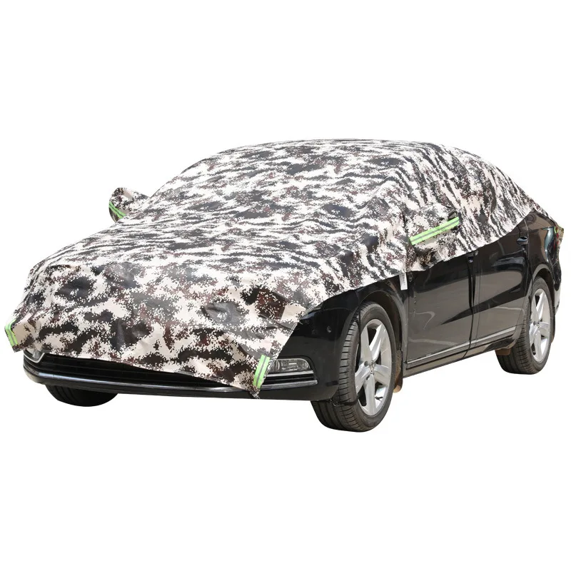 Car Half Cover Light Block Heat Isolate Dust Repel Summer Top Window Shelter Droplet Resist