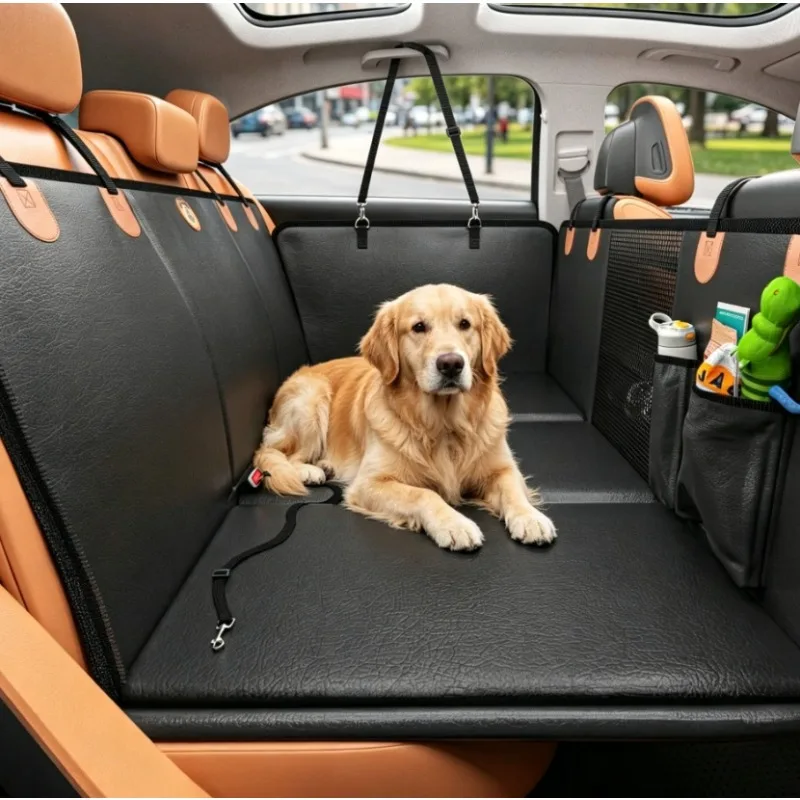 

Non Slip Car Pet Pad Waterproof Dog Bed Travel Cushion for Backseat Comfort and Vehicle Protection