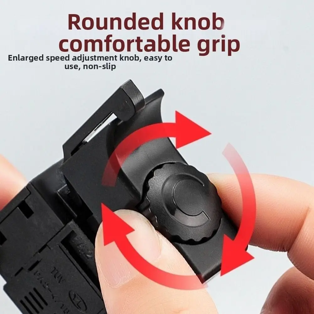 Lock On Function Electric Drill Speed Controller Switch Reversible Operation Plastic Trigger Button Switch Miniature