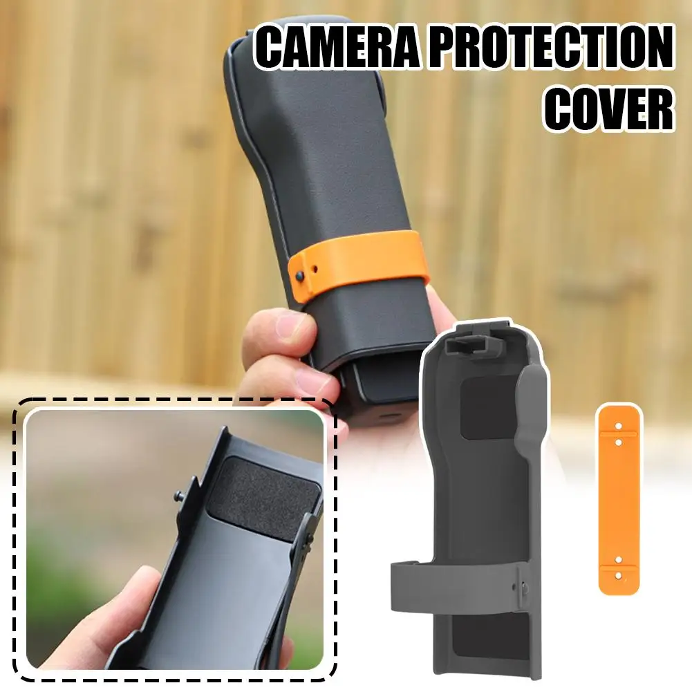 ป้องกันสําหรับ Dji Osmo Pocket3 พร้อมสายรัดซิลิโคน Anti-DROP Anti-Scratch ป้องกันฝุ่นการออกแบบ Pocket3 X9p2