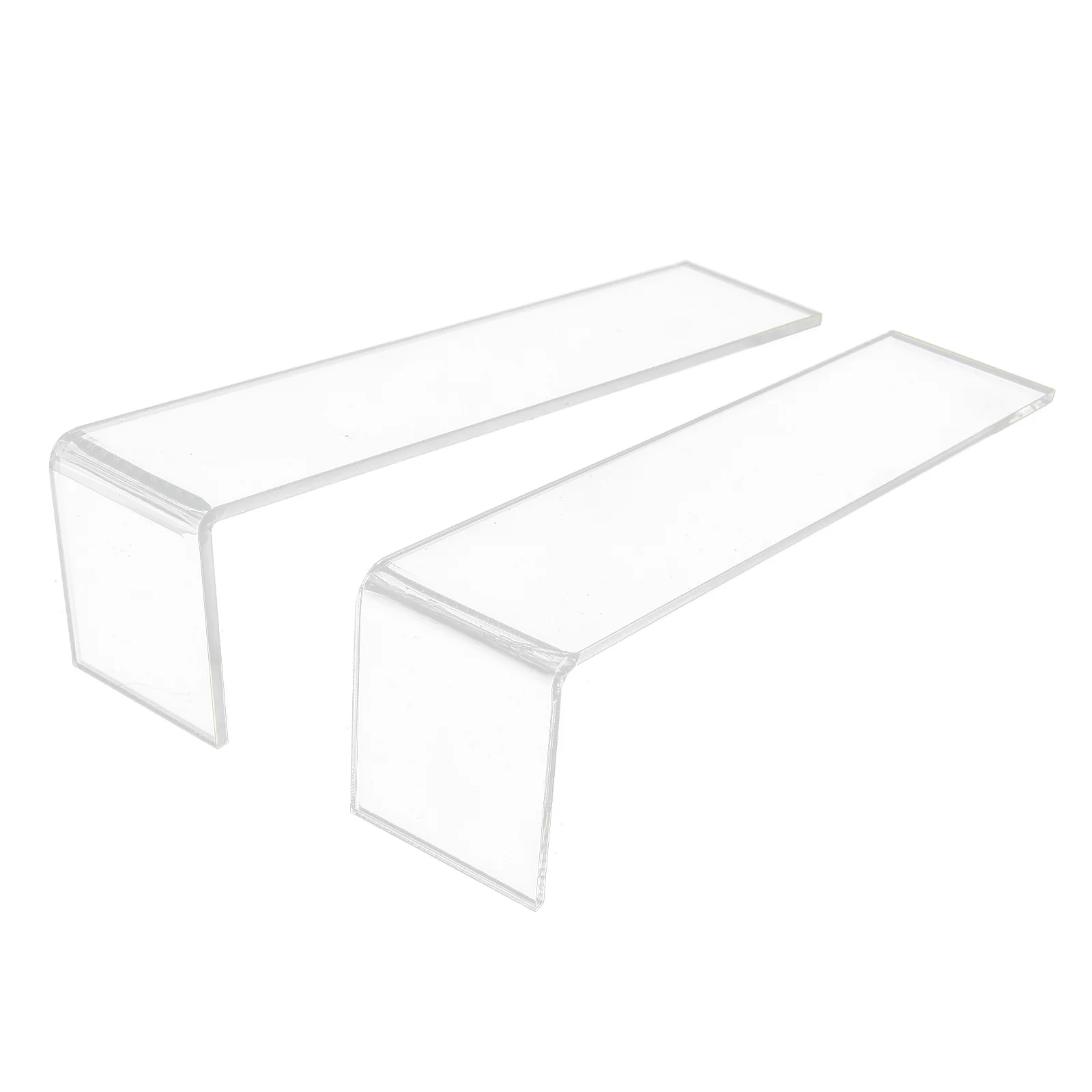 

2pcs Headwear Rack L-Shaped Clear Barrettes Holder For Hair Clip Organizer Hair Accessories Storage Display Stand Jewelry