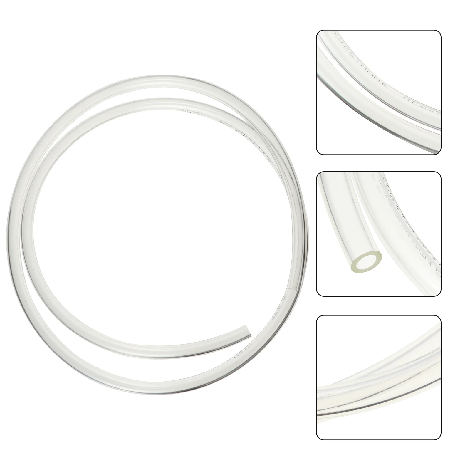 

3pcs Durable Fuel Injection Hose Oil Tube Part Transparent Tubing Fuel Line Hose Motorcycle Oil Tube Car Accessories