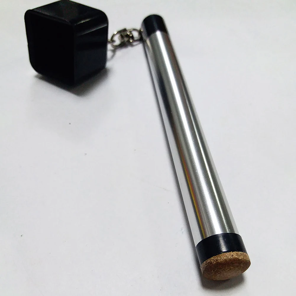 

Pocket Chalk Pool Cue Tip Prep Tool With Chalk Cap and Tip Taper Elastic Chalk Cap Suitable for Various Specifications of Chalk