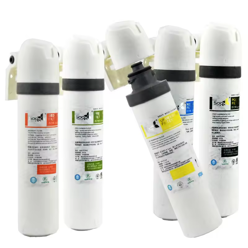 Sooel Roating Water Filter Replacement PP UDF CTO Reverse Osmosis System For Water Purifier Treatment Removal Replacement Filter