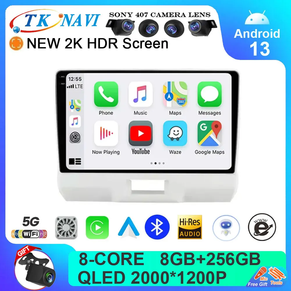 

Android 13 For SUZUKI HUSTLER 2014 - 2019 Car Radio Video Player Android Auto BT Multimedia GPS DSP Stereo WIFI No 2din DVD HU