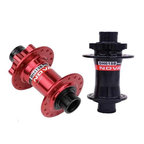 Imagen 1 del producto Novatec-buje pasante de 15mm para bicicleta de montaña, ejes de refuerzo de eje DH, ejes cilíndricos delanteros y traseros para descenso, pieza de accesorios de ciclismo