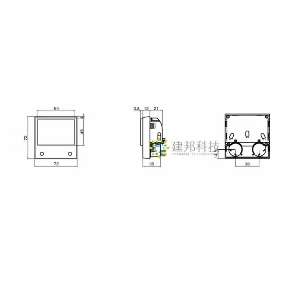 MFJ standing wave meter head wireless radio power meter SWR Watt Meter