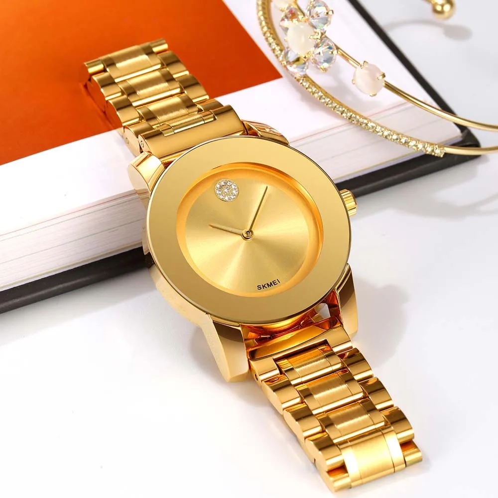SKMEI 2176 Luxury Minimalist Quartz Watch Unisex 30M Waterproof Women's Wristwatch Formal & Casual Wear часы женские