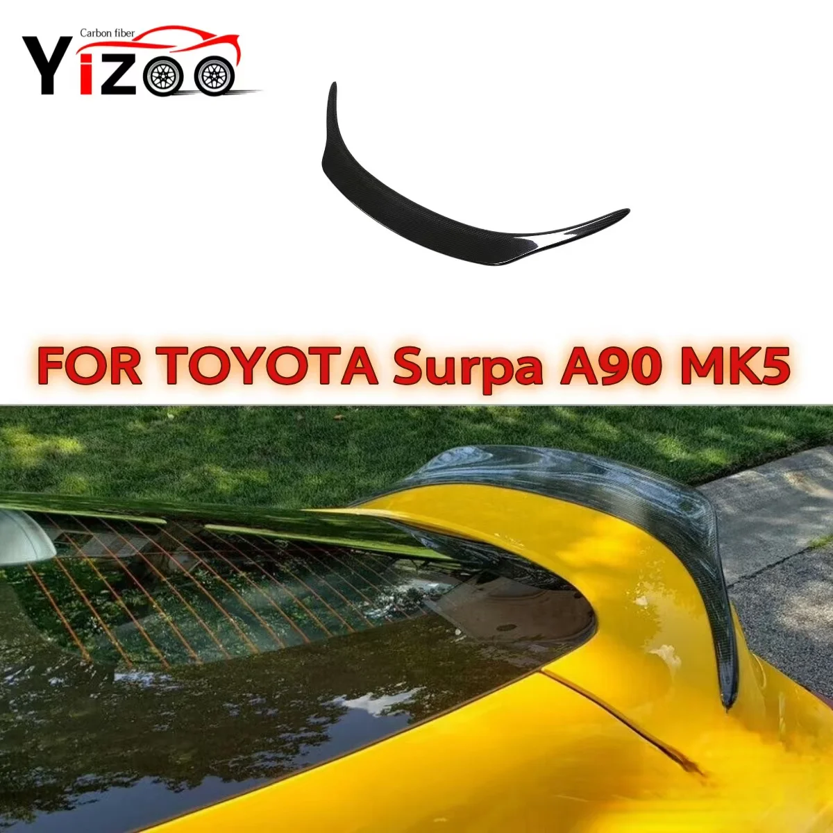 

Rear Wing Trunk Lip For Toyota Supra GR A90 A91 MK5 Coupe 2019-2023 Carbon Fiber Rear Trunk Lid Spoiler Boot Tail Wing Body Kit