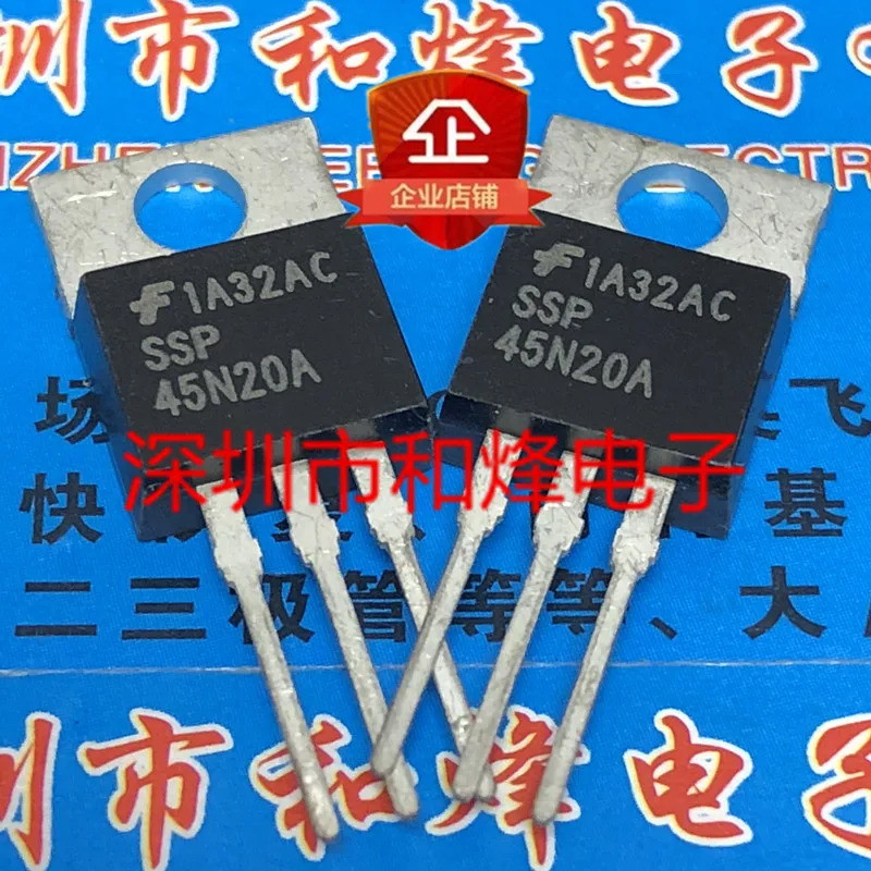 5PCS-10PCS SSP45N20A TO-220 200V 45A ORIGINAL ON STOCK