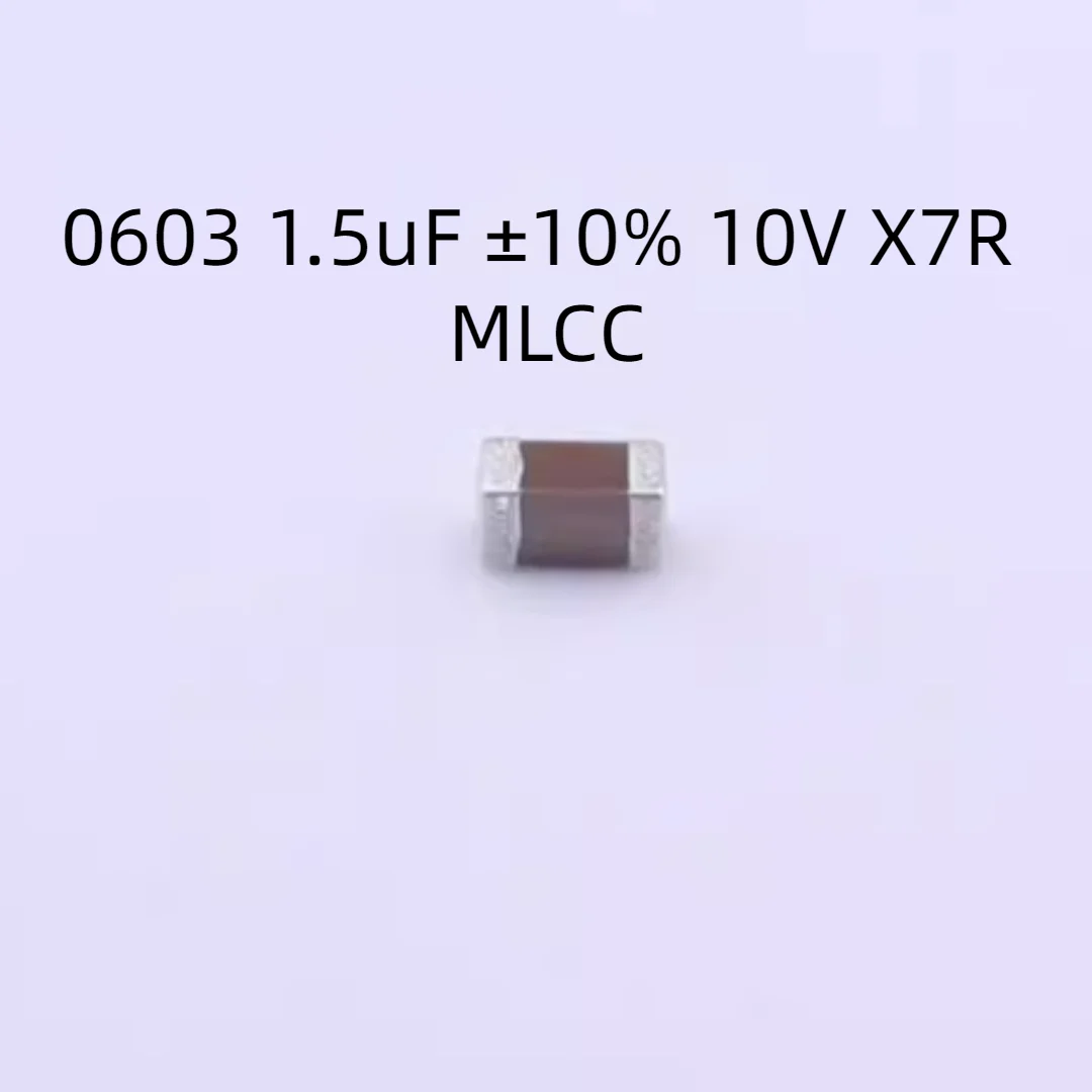 

4000PCS/LOT C1608X7R1A155KT000E Capacitor 0603 1.5uF ±10% 10V X7R MLCC