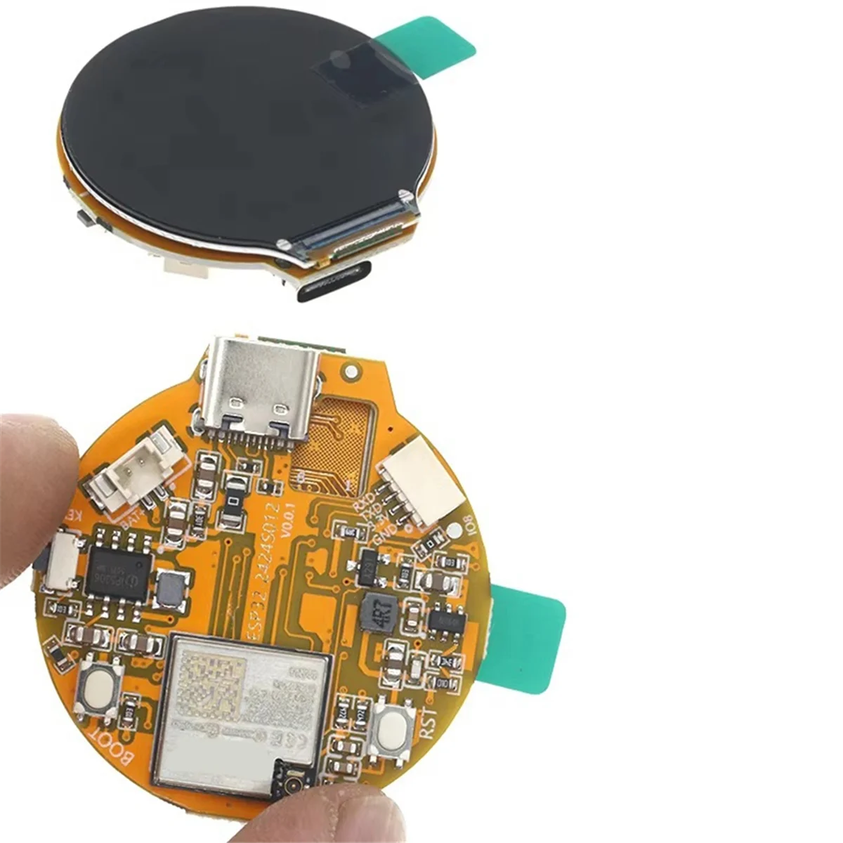 M85K 1.28 pollici TypeC ESP32-C3 IPS Display rotondo ESP32-2424S012 Touchscreen capacitivo 240x240 Modulo LCD TFT Touch Screen