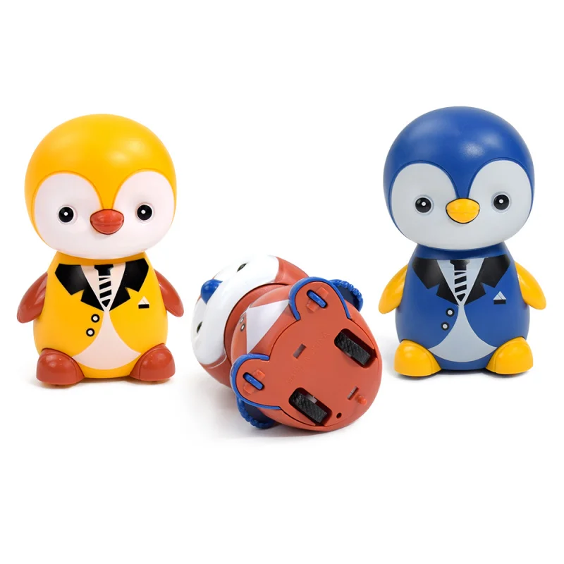 かわいい動物のペンギンのおもちゃセット、子供への11Aホリデーギフトに最適：ペンギンのおもちゃの車、子供用ギフト、車のおもちゃ