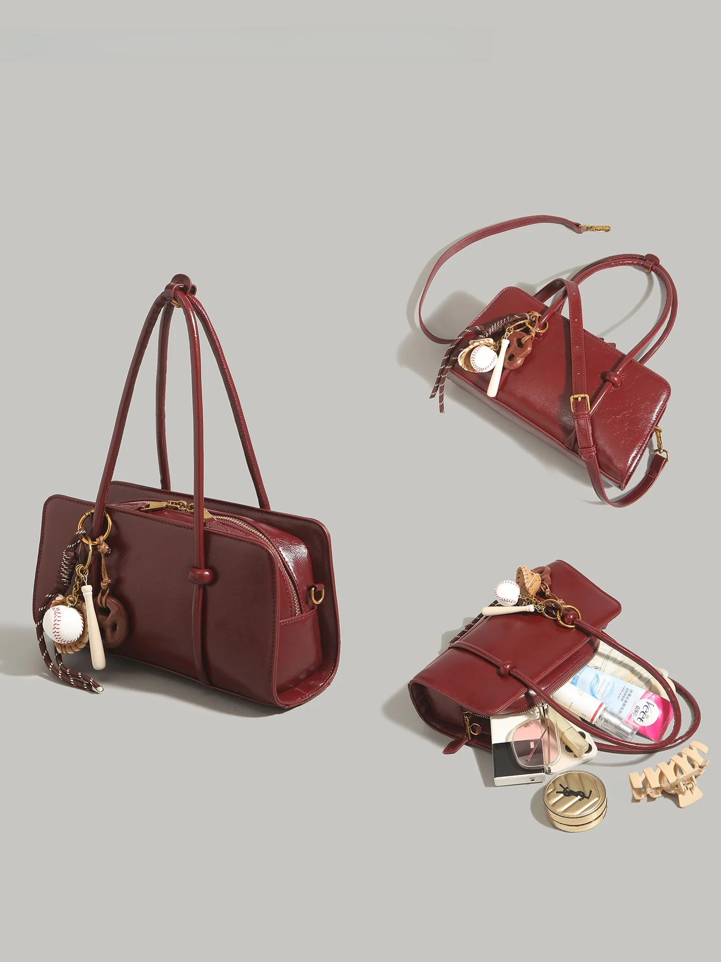 

UR Ретро Faionable красная свадебная сумка под мышками, женская сумка на одно плечо, новинка 202, новинка Sle, нейтральная современная сумка